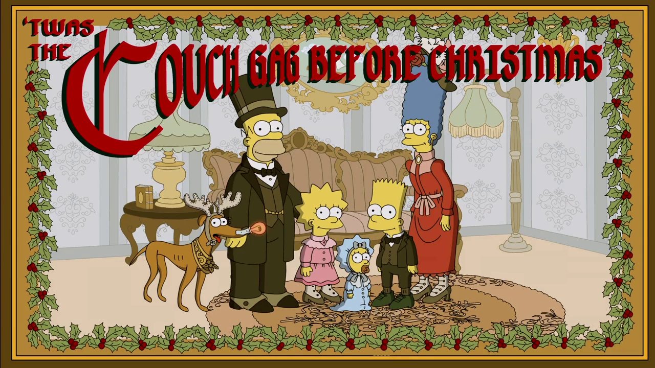 the simpsons christmas cards