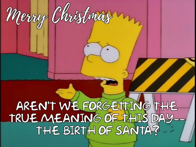 the simpsons christmas cards